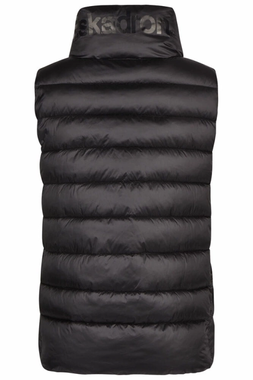 Kamizelka jeździecka Eskadron Heritage Quilt w kolorze black widoczna z tyłu