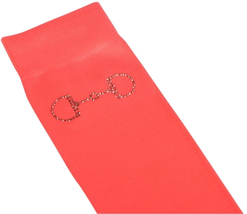 Podkolanówki jeździeckie z kryształkami w kolorze różowym Harry's Horse Bit