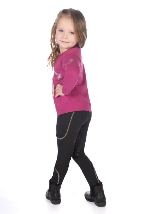 Bluza jeździecka dla dziecka w kolorze magenta HKM Polly