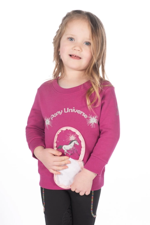 Bluza jeździecka dla dziewczynki w kolorze magenta HKM Polly