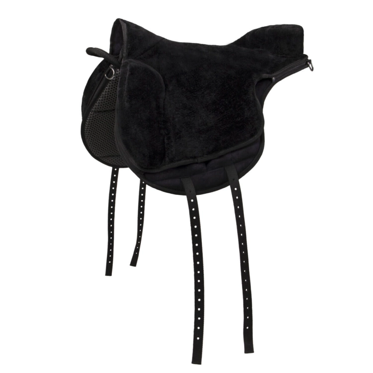 Pad do jazdy na oklep QHP Bareback w kolorze czarnym