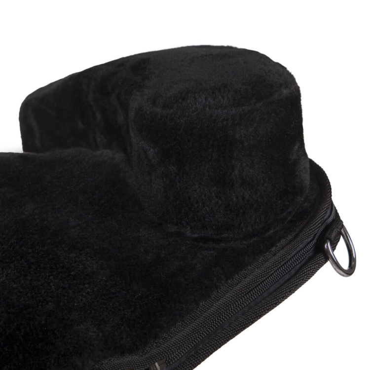 Pad do jazdy na oklep z odpinanym siedziskiem QHP Bareback w kolorze czarnym