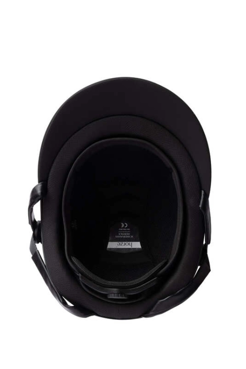 Kask jeździecki z wyjmowaną wyściółką Horze Arix II Crystal w kolorze czarnym