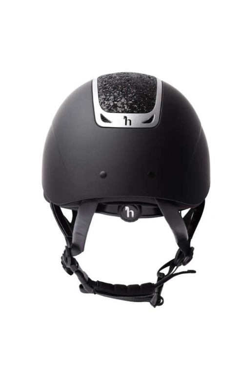 Kask do jazdy konnej Horze Arix II Crystal w kolorze czarnym