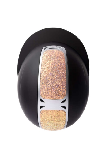 Kask jeździecki z kryształkami Horze Arix II Crystal w kolorze czarnym i różowym