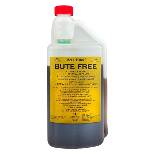 Suplement dla koni na stawy, ścięgna i mięśnie Gold Label Bute Free 1l