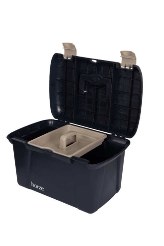 Skrzynka na akcesoria jeździeckie Horze Grooming w kolorze dark navy