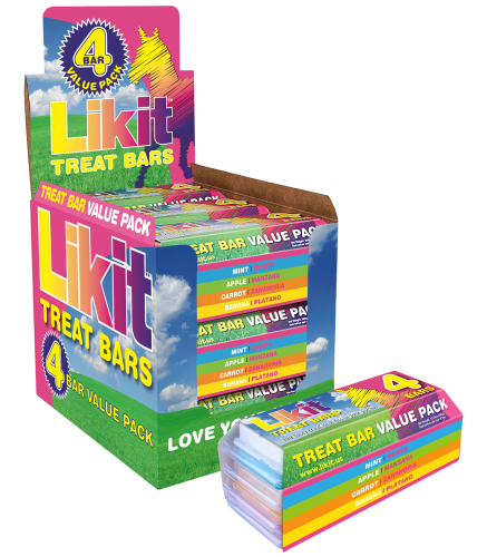Zestaw batoników lizawek dla konia Likit Treat Bar 4x90g