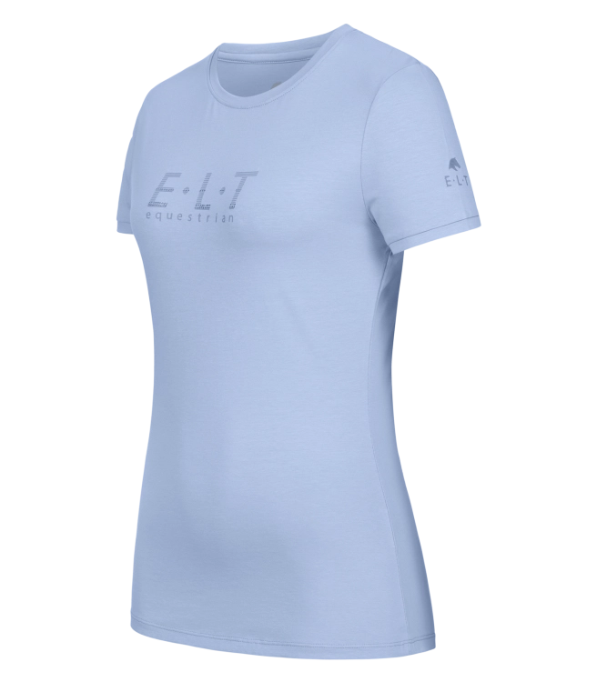 T-shirt jeździecki ELT Perugia w kolorze pastel blue