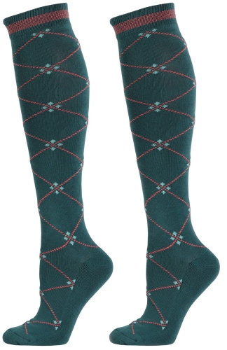 Podkolanówki jeździeckie Harry's Horse Oakley w kolorze zielonym