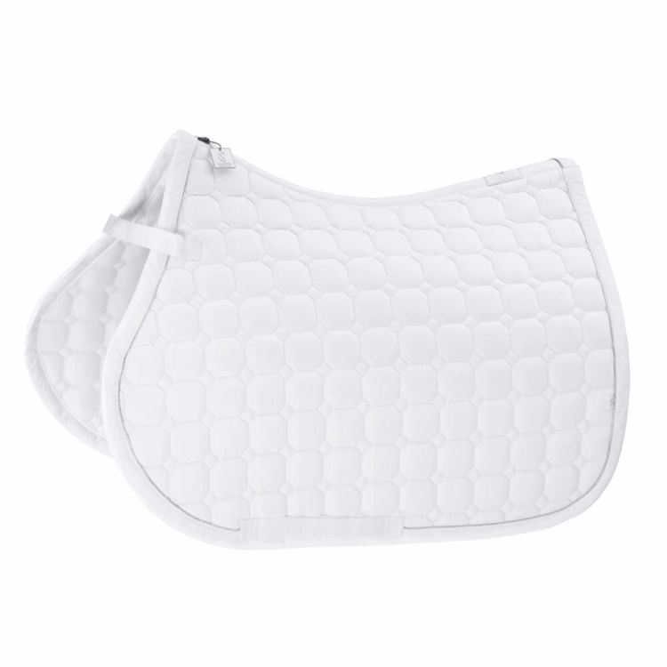 Biały czaprak wszechstronny dla konia Eskadron Classic Sports Cotton
