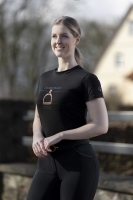 HKM bluzka EQUINE Sports black/rosegold