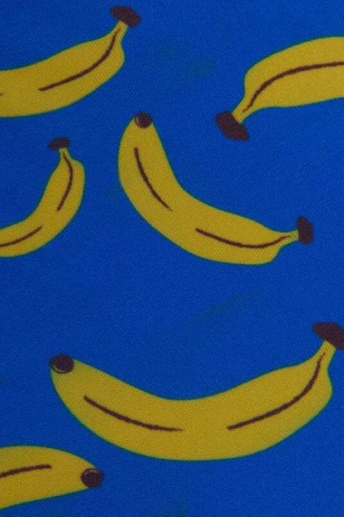 Maska na muchy dla konia Hore Elastic we wzorze yellow banana