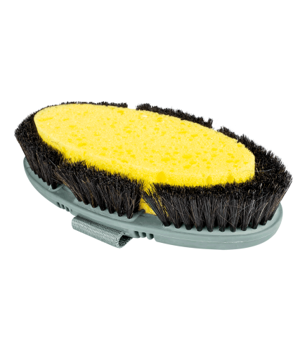 Szczotka do kąpieli konia Waldhausen Flex Water w kolorze zielonym