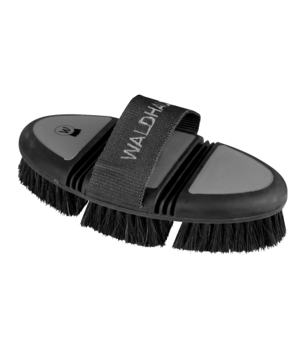 Szczotka do kąpieli konia Waldhausen Flex Water w kolorze czarnym