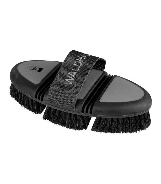 Szczotka do kąpieli konia Waldhausen Flex Water w kolorze czarnym