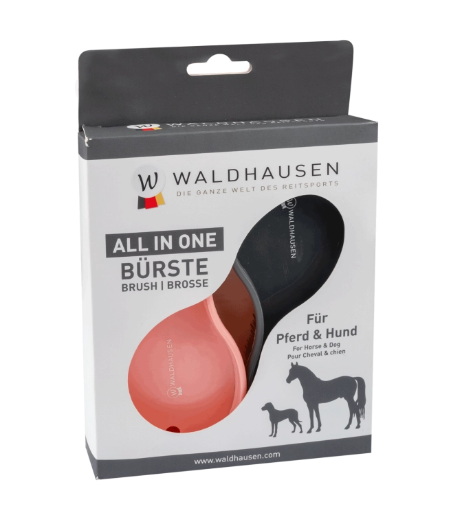 Zestaw szczotek dla konia Waldhausen All-In-One-Brush