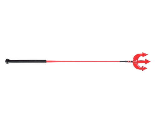 Palcat jeździecki QHP Halloween Devil w kolorze czerwonym