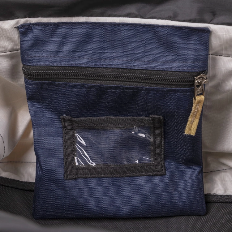 Torba na akcesoria jeździeckie z kieszonką w środku w kolorze żółtym QHP Collection SS25