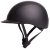 Kask jeździecki Harry's Horse Quartz w kolorze czarnym widoczny z boku