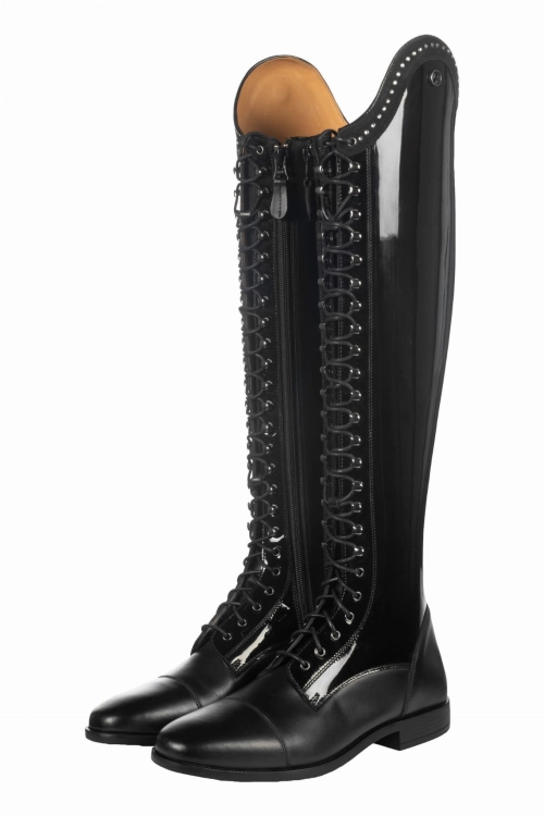 Buty jeździeckie z niską cholewką HKM Amalfi Lack