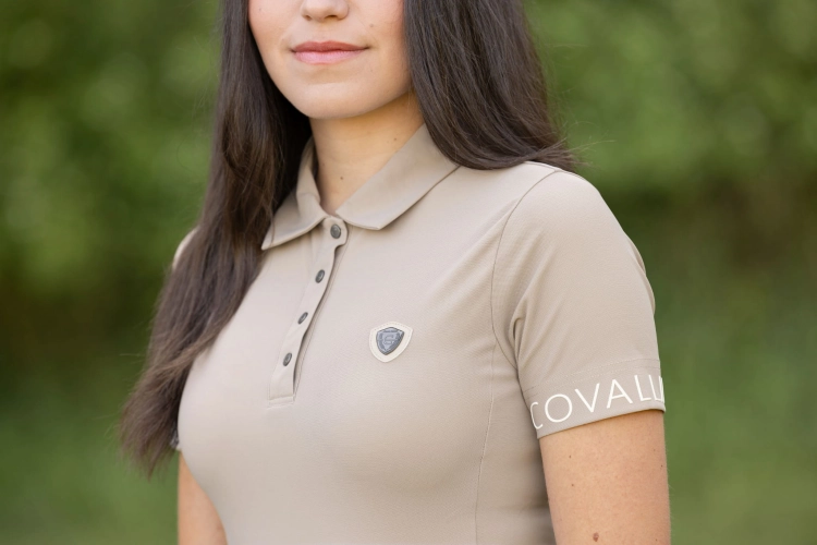 Polo jeździeckie Covalliero Polo w kolorze beżowym