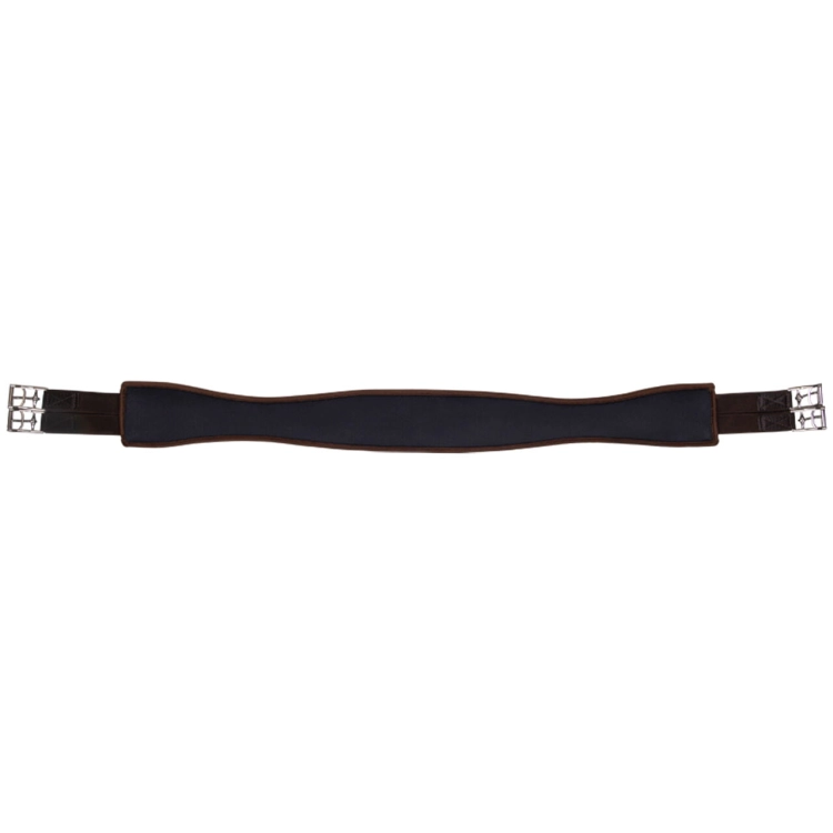 Popręg anatomiczny QHP Air Mesh w kolorze brązowym