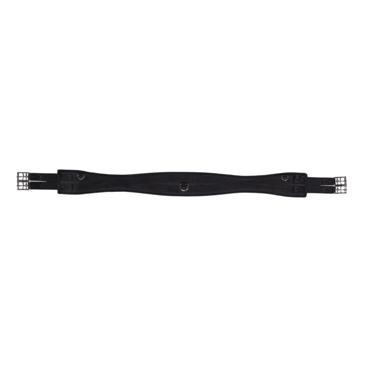 Popręg anatomiczny QHP Air Mesh w kolorze czarnym