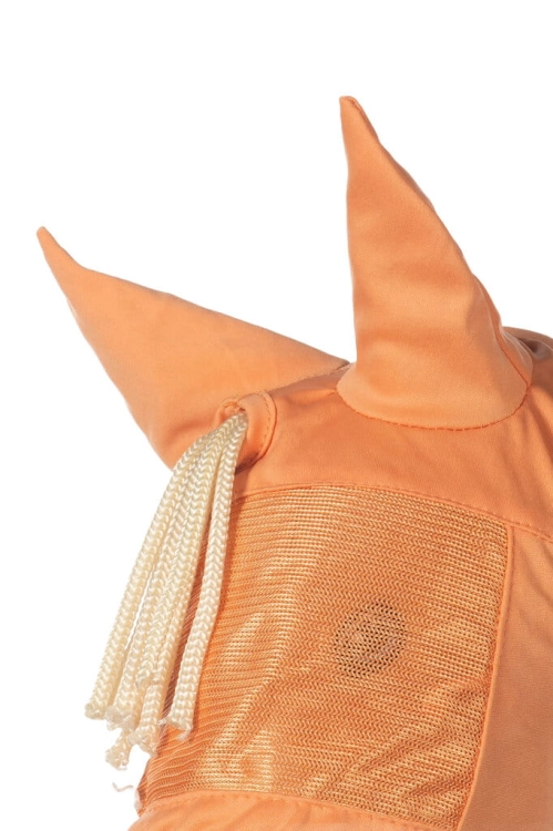 Maska na owady z otworem na grzywkę dla Hobby Horse w kolorze pomarańczowym