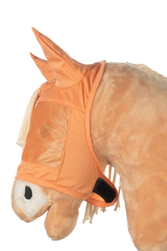 Maska na owady z siateczką dla Hobby Horse w kolorze pomarańczowym