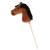 Hobby Horse w stajni QHP w kolorze gniadym