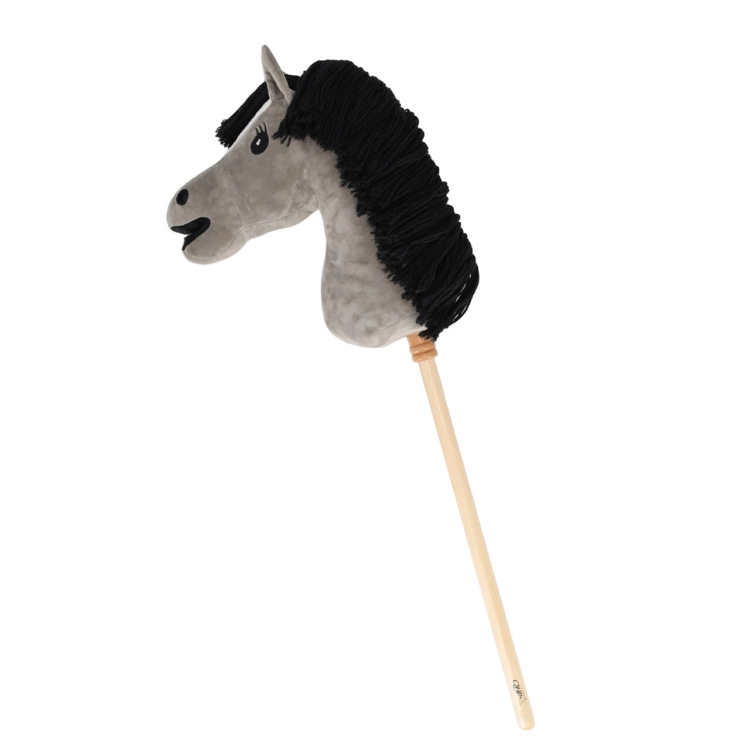 Hobby Horse w stajni QHP w kolorze szarym