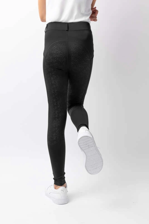 Breginsy dla dziewczynki Horze Dea w kolorze jet black