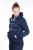Bluza do jazdy konnej damska HKM Equine Sports w kolorze granatowym zaprezentowana przez modelkę