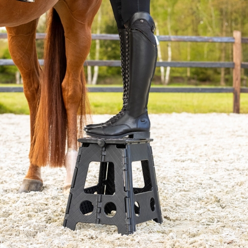 QHP Stołek skadany BLACK
