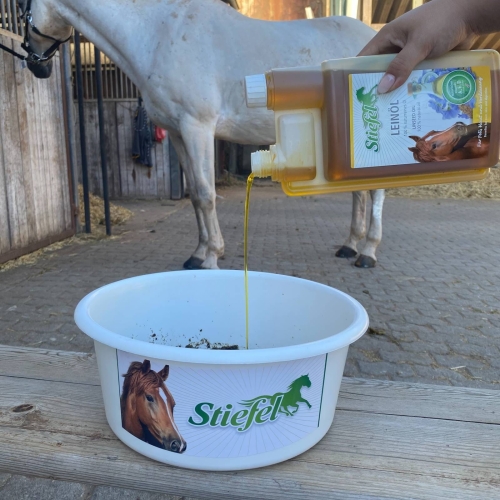 Olej lniany dla konia Stiefel Lein-Ol 1l