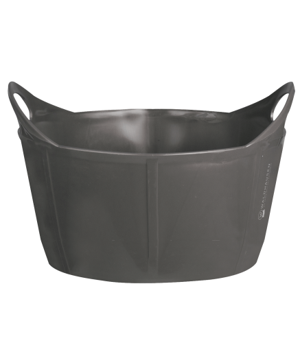 Miska dla konia elastyczna w kolorze szarym Waldhausen Flexibowl 10l
