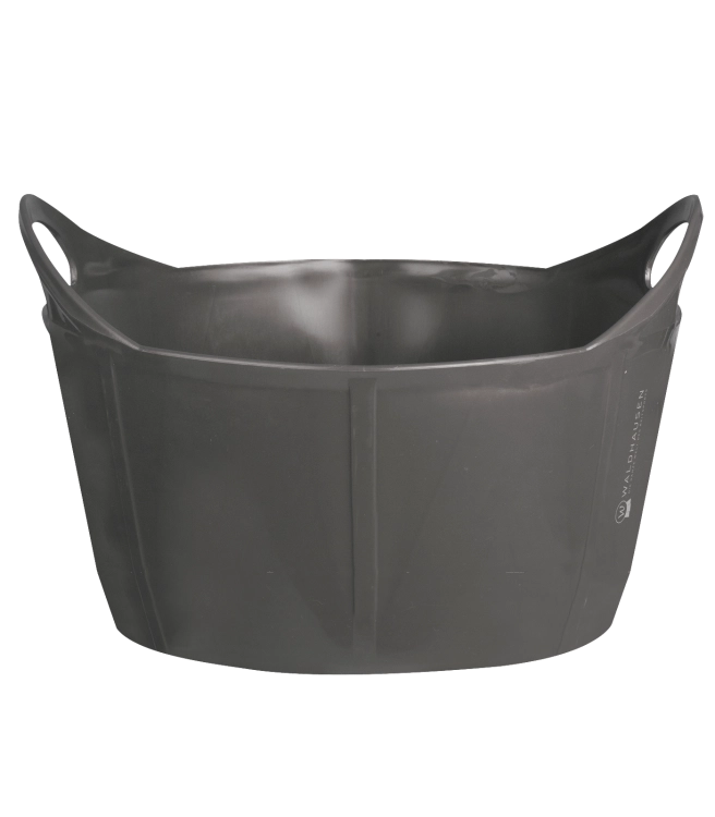 Miska dla konia elastyczna w kolorze szarym Waldhausen Flexibowl 10l
