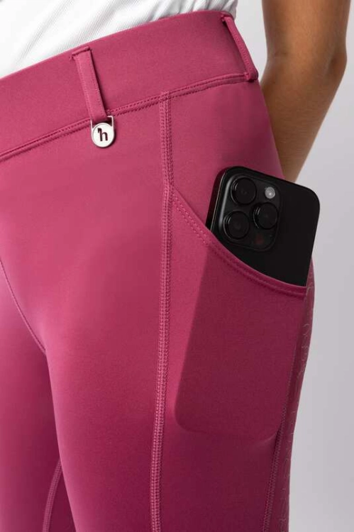 Breginsy z kieszenią na telefon dziecięce Horze Dea w kolorze dry rose