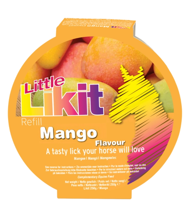 Lizawka dla konia Likit o smaku mango  wkład 250g