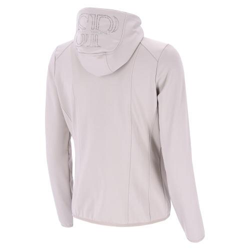 Bluza jeździecka Schockemohle Suzan w kolorze chalk widoczna z tyłu