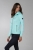Bluza jeździecka Schockemohle Suzan w kolorze aqua sea zaprezentowana przez modelkę