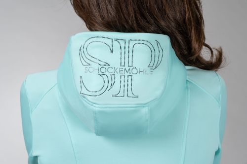 Bluza jeździecka z kapturem Schockemohle Suzan w kolorze aqua sea