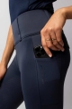 Legginsy jeździeckie damskie Anya w kolorze granatowym