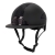 Kask jeździecki z szerokim daszkiem QHP Detroit Polo w kolorze czarnym