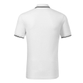 Polo jeździeckie męskie Horsenjoy Sport Focus w kolorze białym