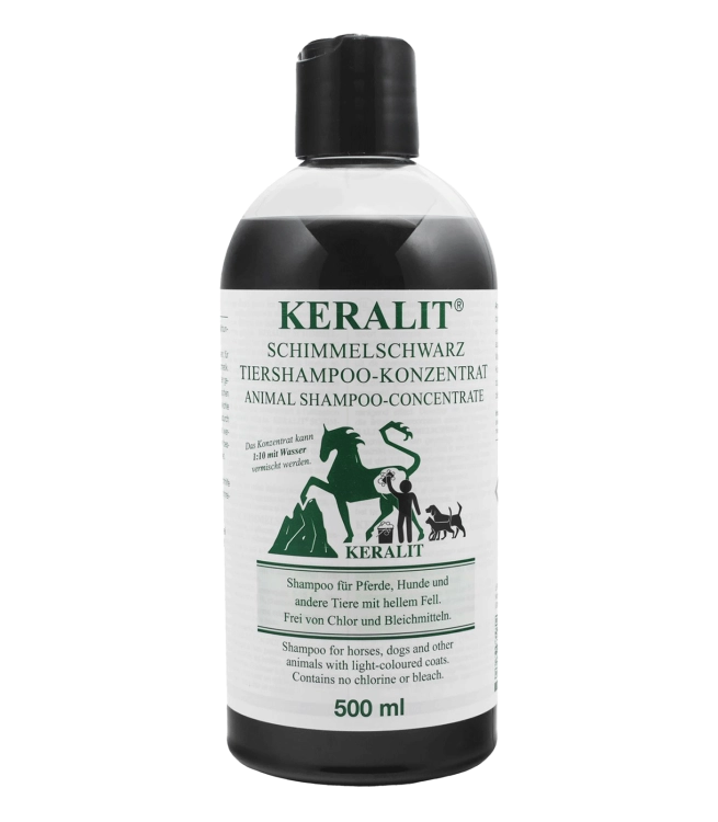 Szampon dla koni o siwej i jasnej sierści Keralit Grey Horse 500ml