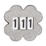 QHP numer startowy CLOVER silver