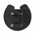 Numerek startowy QHP Horseshoe w kolorze czarnym