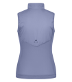 Kamizelka jeździecka ELT Palma w kolorze błękitnym widoczna z tyłu